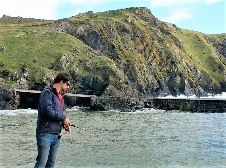 Sea fishing Mullion Cove Dom Garnett